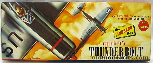 Lindberg 1/48 Republic P-47N Thunderbolt, 511-98 plastic model kit